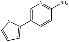 5-(THIOPHEN-2-YL)PYRIDIN-2-AMINE,866620-28-2,结构式