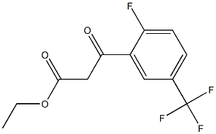 Ethyl 3-[2-fluoro-5-(trifluoromethyl)phenyl]-3-oxopropanoate Structure