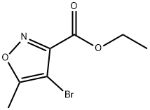 5-甲基4-溴异恶唑-3-甲酸乙酯 结构式
