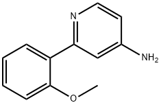 2-(2-METHOXYPHENYL)PYRIDIN-4-AMINE 结构式