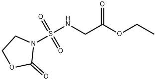 N-((2-Oxo-3-Oxazolidinyl)Sulfonyl)Glycine Ethyl Ester Structure