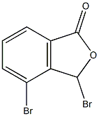 3,4-Dibromoisobenzofuran-1(3H)-one Struktur