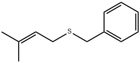 Benzene, [[(3-methyl-2-buten-1-yl)thio]methyl]-
