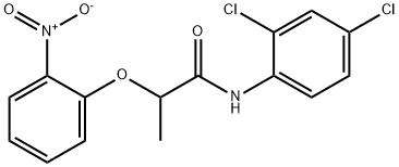 N-(2,4-dichlorophenyl)-2-(2-nitrophenoxy)propanamide Structure