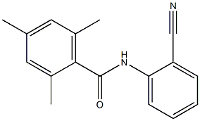 N-(2-cyanophenyl)-2,4,6-trimethylbenzamide Structure