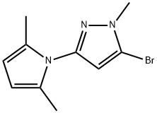 1H-Pyrazole, 5-bromo-3-(2,5-dimethyl-1H-pyrrol-1-yl)-1-methyl-|89088-51-7