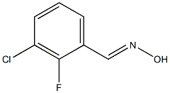 (E)-3-chloro-2-fluorobenzaldehyde oxime 化学構造式