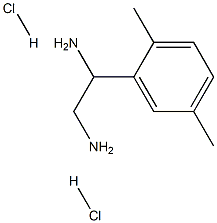 1-(2,5-DIMETHYLPHENYL)ETHANE-1,2-DIAMINE DIHYDROCHLORIDE Structure