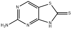 5-aminothiazolo[4,5-d]pyrimidine-2(3H)-thione Structure