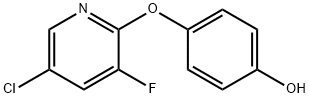 Phenol,4-[(5-chloro-3-fluoro-2-pyridinyl)oxy]- 结构式