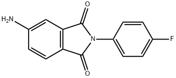 5-氨基-2-(4-氟苯基)-2,3-二氢-1H-异吲哚-1,3-二酮,904016-65-5,结构式