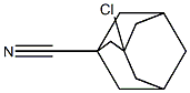 3-chloroadamantane-1-carbonitrile Structure