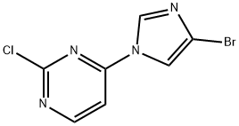 1-(2-Chloro-4-pyrimidyl)-4-bromoimidazole Structure