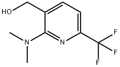 3-Pyridinemethanol, 2-(dimethylamino)-6-(trifluoromethyl)- Structure