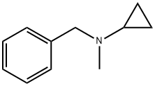 BENZENEMETHANAMINE, N-CYCLOPROPYL-N-METHYL- 结构式