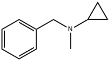 Benzenemethanamine, N-cyclopropyl-N-methyl- Structure