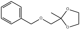 1,3-Dioxolane, 2-methyl-2-[(phenylmethoxy)methyl]- Structure