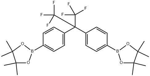 914359-47-0 2,2'-((perfluoropropane-2,2-diyl)bis(4,1-phenylene))bis(4,4,5,5-tetramethyl-1,3,2-dioxaborolane)