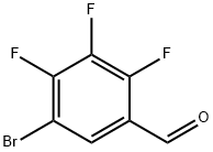 5-broMo-2,3,4-trifluorobenzaldehyde 化学構造式