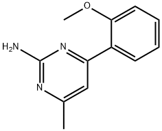 2-Amino-6-(2-methoxyphenyl)-4-methylpyrimidine,915070-03-0,结构式