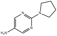 5-Amino-2-(pyrrolidino)pyrimidine Struktur