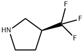 (3S)-3-(trifluoromethyl)pyrrolidine,918831-12-6,结构式