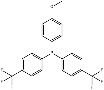 Phosphine, (4-methoxyphenyl)bis[4-(trifluoromethyl)phenyl]- Struktur