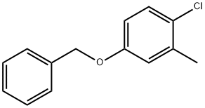 4-Benzyloxy-1-chloro-2-methyl-benzene Struktur