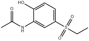 N-[5-(Ethylsulfonyl)-2-hydroxyphenyl]acetamide 化学構造式