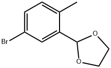 2-(5-Bromo-2-methylphenyl)-[1,3]dioxolane Structure