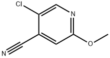 2-Chloro-5-methyl-isonicotinonitrile 化学構造式