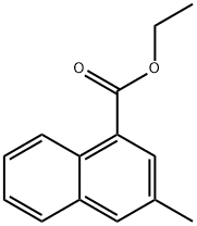 3-Methyl-naphthalene-1-carboxylic acid ethyl ester,92495-90-4,结构式