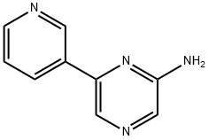 2-Amino-6-(3-pyridyl)pyrazine Struktur