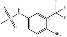 N-[4-amino-3-(trifluoromethyl)phenyl]methanesulfonamide Struktur