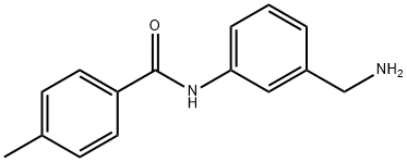 N-[3-(aminomethyl)phenyl]-4-methylbenzamide Struktur