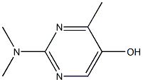 2-(dimethylamino)-4-methylpyrimidin-5-ol 化学構造式