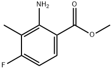 Benzoic acid, 2-amino-4-fluoro-3-methyl-, methyl ester Structure