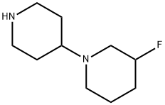 3-Fluoro-1,4'-bipiperidine 2HCl Struktur