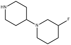 3-Fluoro-1,4'-bipiperidine 2HCl,929632-64-4,结构式