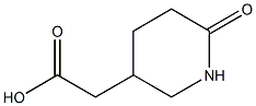 2-(6-oxopiperidin-3-yl)acetic acid Structure