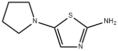 2-Amino-5-(pyrrolidino)thiazole Struktur