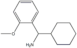 CYCLOHEXYL(2-METHOXYPHENYL)METHANAMINE 化学構造式