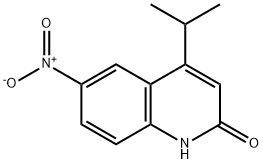 4-Isopropyl-6-nitroquinolin-2(1H)-one Structure