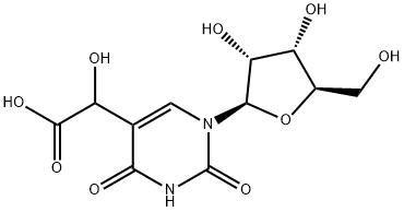5-(carboxyhydroxymethyl)uridine Structure