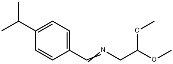 (E)-N-(4-异丙基苯亚基)-2,2-二甲氧基乙胺, 935542-79-3, 结构式