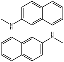 [1,1'-Binaphthalene]-2,2'-diamine, N,N'-dimethyl Structure