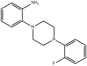 Benzenamine, 2-[4-(2-fluorophenyl)-1-piperazinyl]- Structure