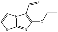 6-ethoxyimidazo[2,1-b][1,3]thiazole-5-carbaldehyde 化学構造式