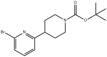 2-Bromo-6-(N-Boc-piperidin-4-yl)pyridine Struktur