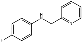 4-fluoro-N-(pyridin-2-ylmethyl)aniline 结构式